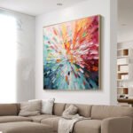Textured abstract painting#003 - Image 2