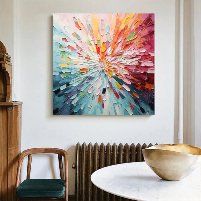 Textured abstract painting#003 - Image 3