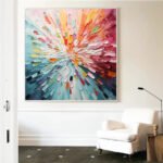 Textured abstract painting#003 - Image 4