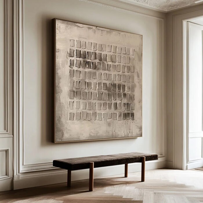 Textured abstract painting#004 - Image 7