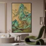 Mountain landscape painting#003 - Image 2