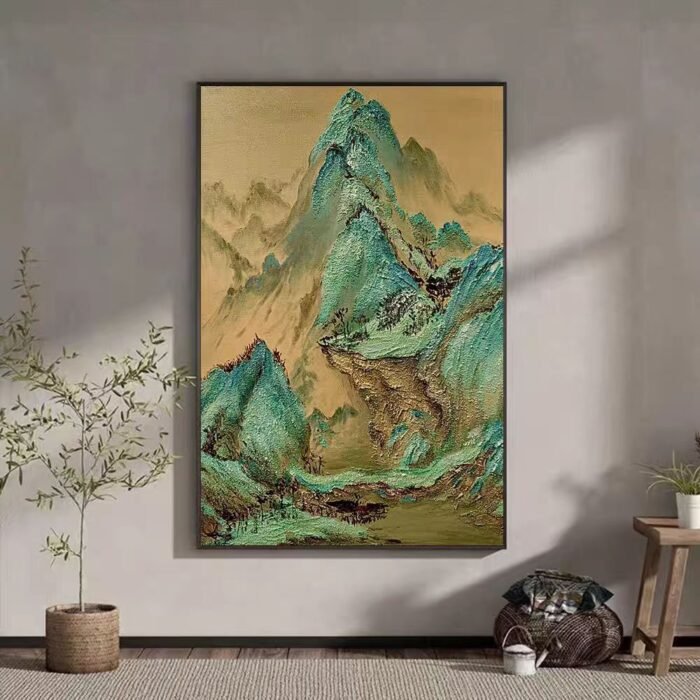 Mountain landscape painting#003 - Image 3