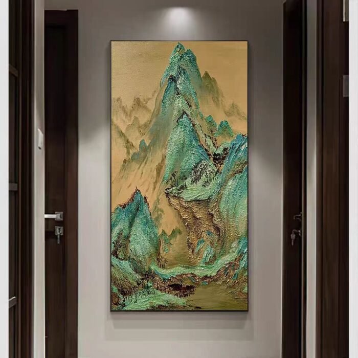 Mountain landscape painting#003 - Image 4