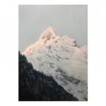 Mountain landscape painting#004 - Image 5