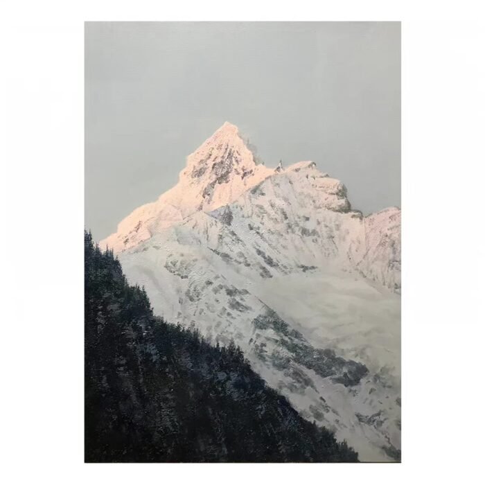 Mountain landscape painting#004 - Image 5