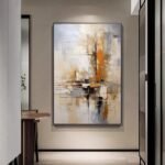 Textured abstract painting#002