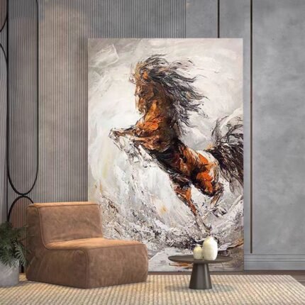 Horse painting wall art#001