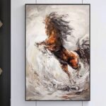 Horse painting wall art#001 - Image 2