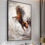 Horse painting wall art#001 - Image 4