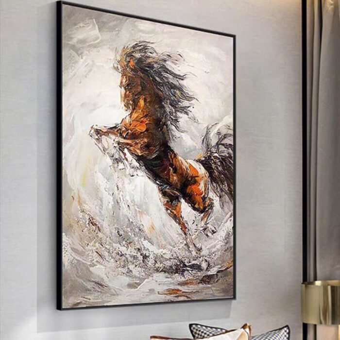 Horse painting wall art#001 - Image 4