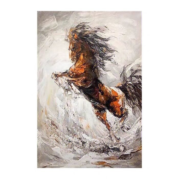Horse painting wall art#001 - Image 5