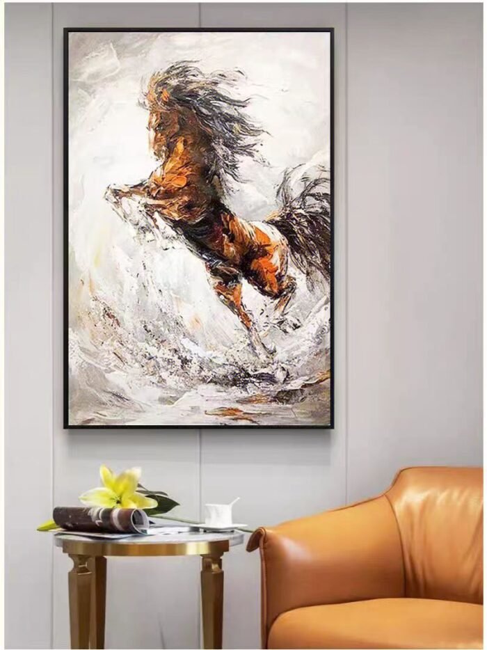 Horse painting wall art#001 - Image 7