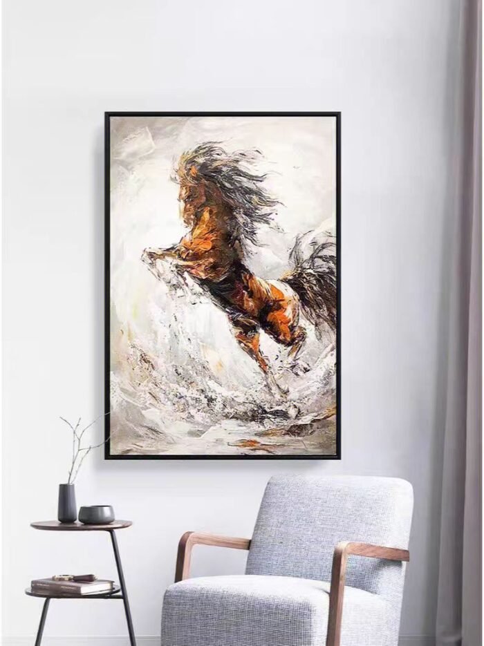 Horse painting wall art#001 - Image 9