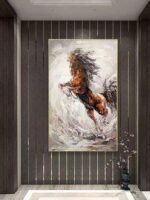 Horse painting wall art#001 - Image 10