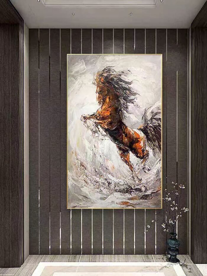Horse painting wall art#001 - Image 10