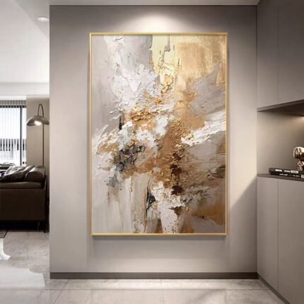 Textured abstract painting#001
