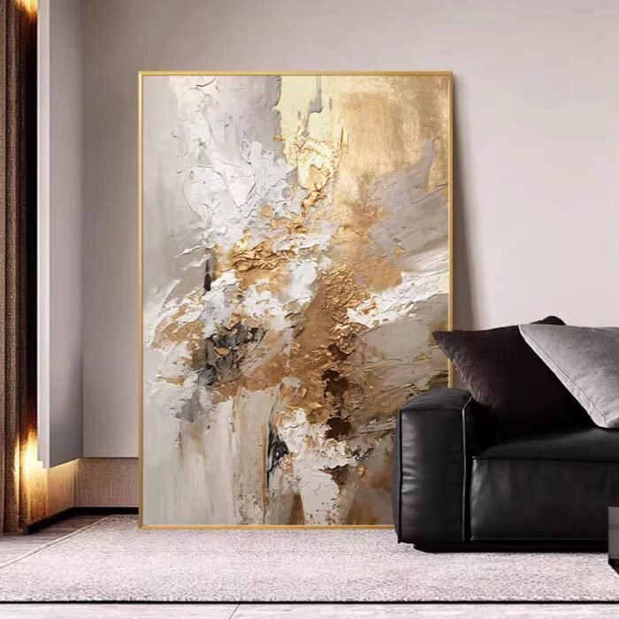 Textured abstract painting#001 - Image 4