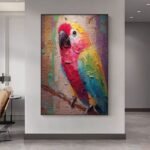 Animal Art colorful bird painting#001 - Image 2