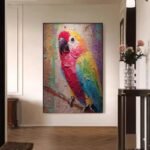 Animal Art colorful bird painting#001 - Image 5