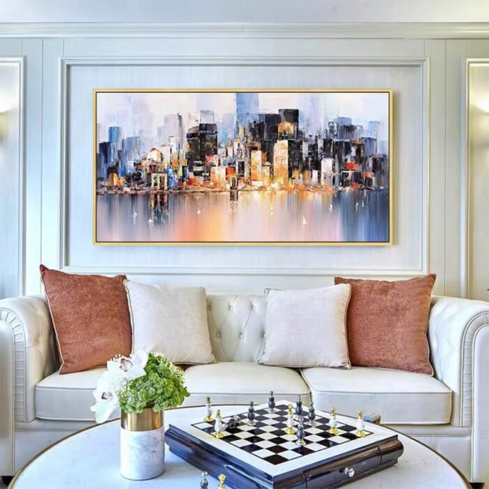 New york skyline painting#001 - Image 2