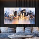 New york skyline painting#001 - Image 3