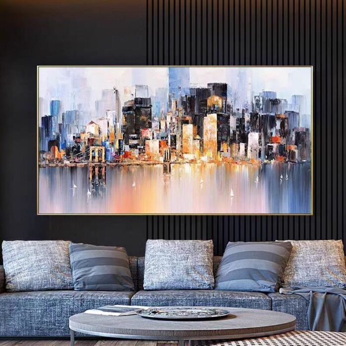 New york skyline painting#001 - Image 3