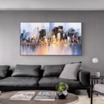 New york skyline painting#001 - Image 4