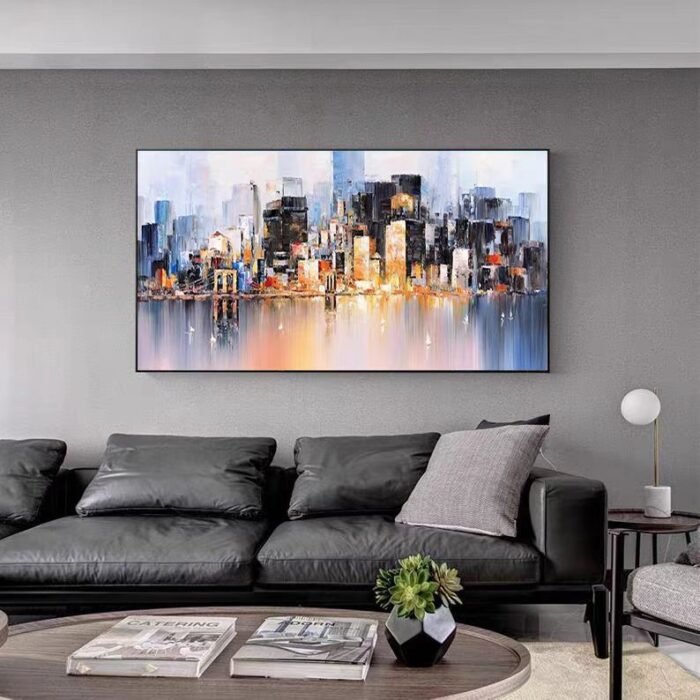 New york skyline painting#001 - Image 4