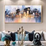 New york skyline painting#001 - Image 6
