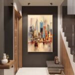 New york skyline painting#002 - Image 2
