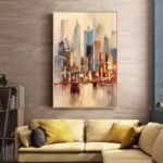 New york skyline painting#002 - Image 3