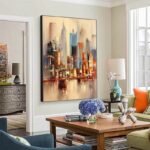 New york skyline painting#002 - Image 4