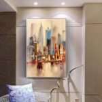New york skyline painting#002 - Image 6