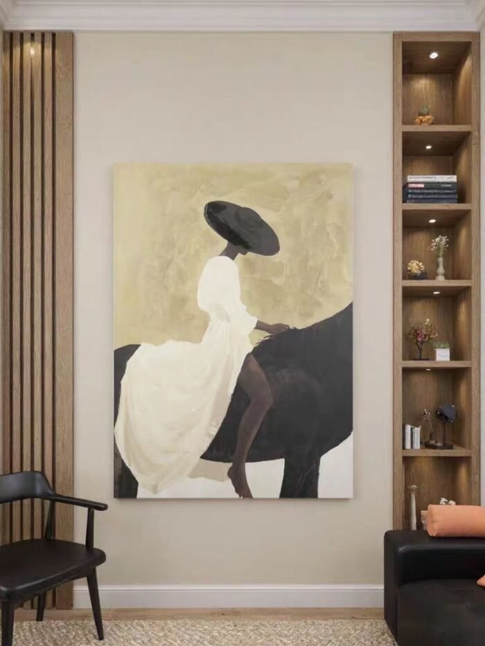 Female portrait painting#001 - Image 9