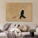 Vintage portrait painting#001